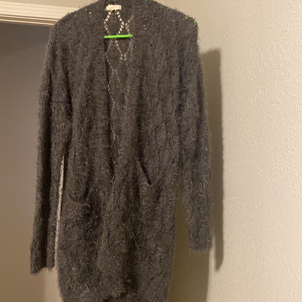 Gray sweater